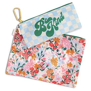 ban.do Travel Bags Carryall Duo: Stylish Nylon Bag Set of 2 for All Your Needs