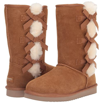 Koolaburra by UGG womens Victoria Tall Fashion Boot, Chestnut, 9 US