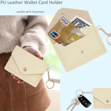 BIHRTC Wallet Keychain Wristlet with Tassel Boho Macrame Wrist Lanyard Handmade Wristlet with Net Chapstick Holder Flower Keychain Wristband Bracelet for Women Girls Keyring