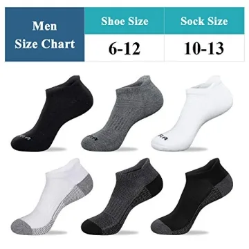 LITERRA Mens Ankle Socks - Perfect for Athletes and Comfort