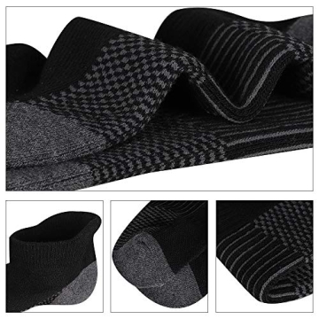 LITERRA Mens Ankle Socks - Perfect for Athletes and Comfort