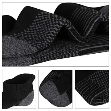 LITERRA Mens Ankle Socks - Perfect for Athletes and Comfort
