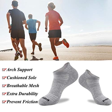 LITERRA Mens Ankle Socks - Perfect for Athletes and Comfort