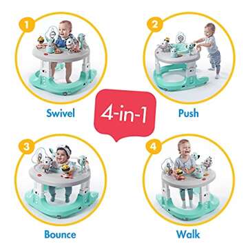 Tiny Love 4-in-1 Here I Grow Mobile Activity Center, Baby Walkers and Activity Center, Baby Activity...