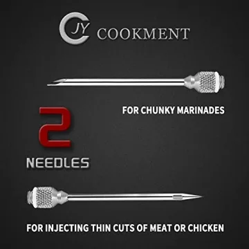 JY COOKMENT Meat Injector Syringe for Flavorful Marinades