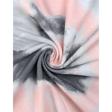 Misyula Style Womens Long Sleeve Tee Shirt, Oversized Sweatshirts Tie Dye Sweatshirt Teen Girls Clothing Fall Fashion for Women 2020 Cotton Loose Casual Lightweight Cute Clothes Dark Grey S