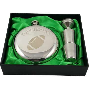 Ultimate Football Flask Gift Set for Sports Fans | Perfect for All Occasions