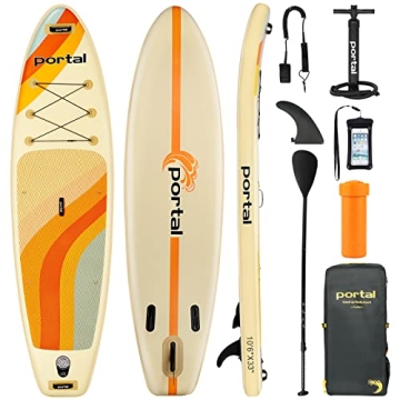 Portal SUP Inflatable Paddle Board, 10'6 out of 11'6 Options
