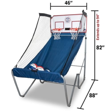 Pop-A-Shot Dual Shot Basketball Arcade Game Blue