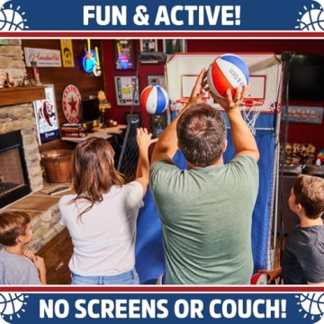 Pop-A-Shot Dual Shot Basketball Arcade Game Blue