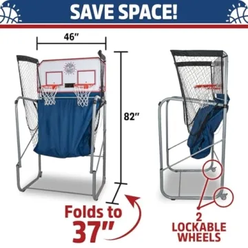 Pop-A-Shot Dual Shot Basketball Arcade Game Blue