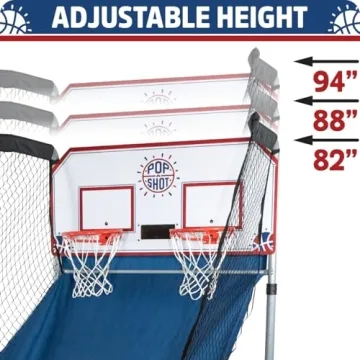 Pop-A-Shot Dual Shot Basketball Arcade Game Blue