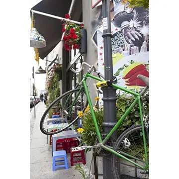 Kryptonite New York Standard Bike U-Lock, Heavy Duty Anti-Theft, 16mm Shackle with Mounting Bracket and Keys, Ultimate Security for Bicycles E-Bikes Scooters