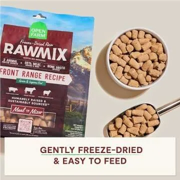 Open Farm RawMix Grain-Free Front Range Recipe for Dogs - Kibble & Raw Nutrition, 3.5 lb