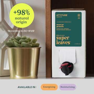 ATTITUDE Body Wash - EWG Verified Natural Shower Gel