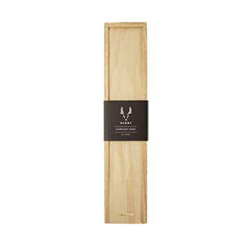 Viski Champagne Saber Champagne Knife Bottle Opener in Wood Box, Entertaining Gifts Wine Saber Sword, Stainless Steel with Wood Handle Set of 1