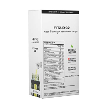 FITAID GO Zero Sugar Hydration Packets for Recovery
