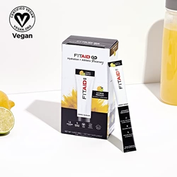 FITAID GO Zero Sugar Hydration Packets for Recovery