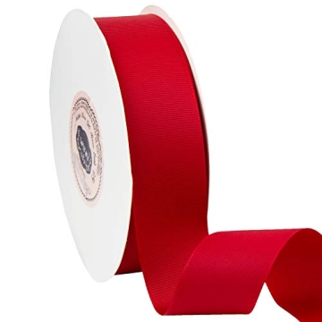VATIN Red Grosgrain Ribbon - Versatile 50 Yards for Crafting