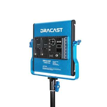 Dracast S-Series Plus Daylight LED500 Panel w/NPF (DRSPPL500DN), Blue