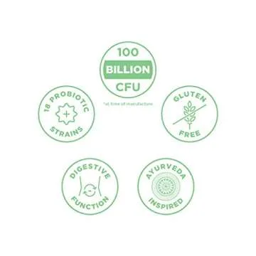 Probiotics by Ancient Nutrition, Probiotics Ultimate 100 Billion CFUs*/Serving, Digestive and Immune Support, Gluten Free, Ancient Superfoods Blend, 60 Capsules