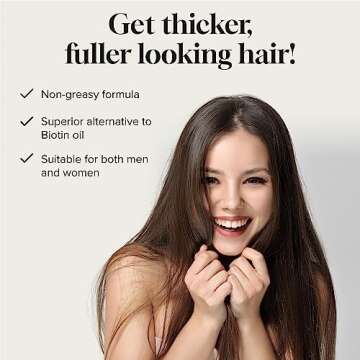 Biotin Hair Growth Serum Advanced Topical Formula To Help Grow Healthy, Strong Hair Suitable for Men...