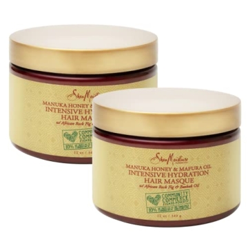 SheaMoisture Hair Mask Moisturizer, Manuka Honey & Mafura Oil, Intensive Hydration Hair Masque, Curl...