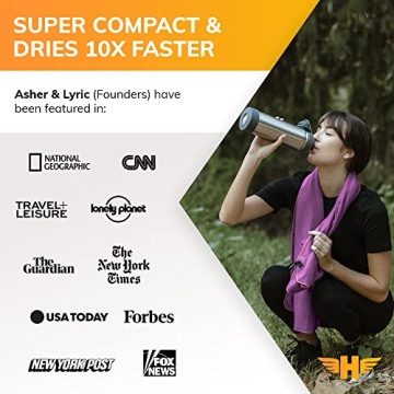 Hero Microfiber Travel Towel - Quick-Dry & Compact