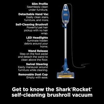 Shark Rocket Corded Stick Vacuum: Lightweight & Powerful