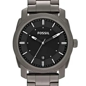 Fossil Men's Machine Smoke Quartz Watch for Every Occasion