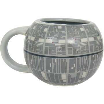 Death Star Sculpted Ceramic Mug - Unique Star Wars Design