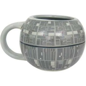 Death Star Sculpted Ceramic Mug - Unique Star Wars Design