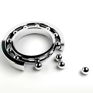 uxcell 2.5mm Stainless Steel Bearing Balls G100 - 50pcs