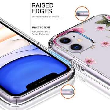 BICOL iPhone 11 Floral Case - Shockproof & Stylish