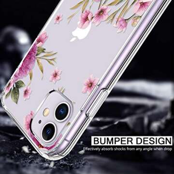 BICOL iPhone 11 Floral Case - Shockproof & Stylish
