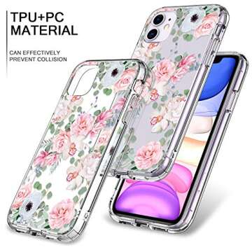 BICOL iPhone 11 Floral Case - Shockproof & Stylish