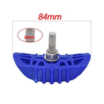 Tyre Rim Lock for Dirt Bike, Tyre Safe Bolt 1.6" 1.85" 2.15" Inner Tire Lock Fits for Pit Monkey Bike Motorcycle Wheel (Wheel Rim-1.85-Blue)