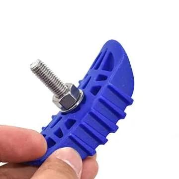 Tyre Rim Lock for Dirt Bike, Tyre Safe Bolt 1.6" 1.85" 2.15" Inner Tire Lock Fits for Pit Monkey Bike Motorcycle Wheel (Wheel Rim-1.85-Blue)