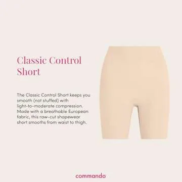 Commando Control Shorts | Supportive & Soft Shapewear