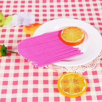 Colorful 100Pcs Lollipop Sticks for Sweet Creations