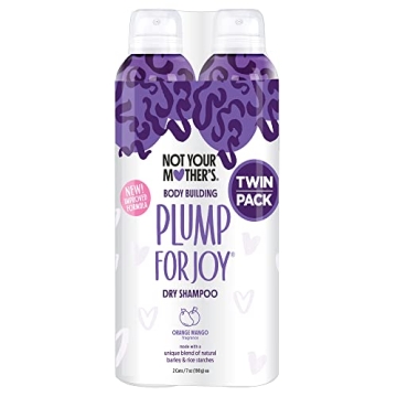 Not Your Mother's Plump for Joy Dry Shampoo (2-Pack) - 7 oz - Dry Shampoo for Ultimate Hair Oil Abso...