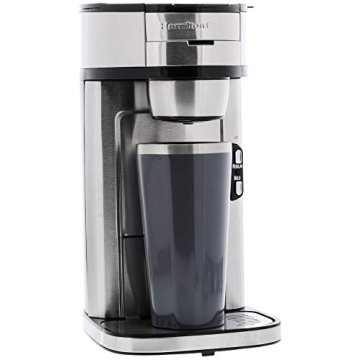 Hamilton Beach Single Serve Coffee Maker Fast Brewing Elegance