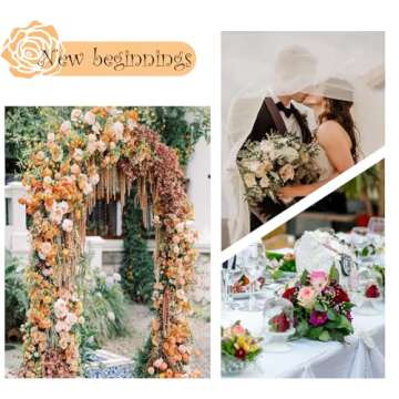 Elegant Adorox Metal Garden Arch Trellis for Celebrations and Decor