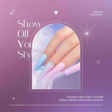 Beetles Gel Nail Polish Set 6 Colors Glitter Sky Blue Purple Gel Polish Kit Lavender Violets Gel Nail Polish Gel Nail Polish Soak off Uv LED Gel Manicure DIY Nail Home