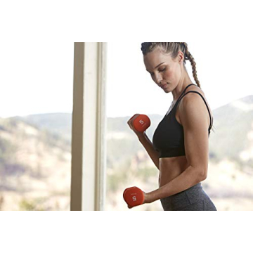 Gaiam Neoprene Dumbbell - Perfect for Home Gym Workouts