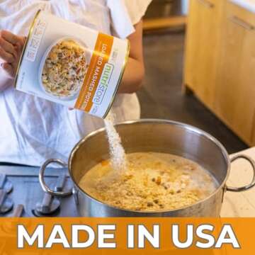 Nutristore Freeze-Dried Loaded Mashed Potatoes | Emergency Survival Bulk Food Storage Meal | Perfect for Everyday Quick Meals and Long-Term Storage | 25 Year Shelf Life | USDA Inspected (1-Pack)