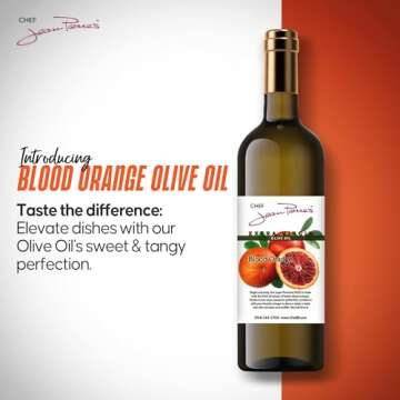 Chef Jean Pierre Blood Orange Olive Oil for Gourmet Cooking