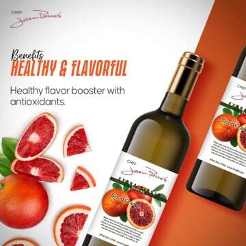 Chef Jean Pierre Blood Orange Olive Oil for Gourmet Cooking