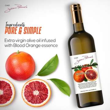 Chef Jean Pierre Blood Orange Olive Oil for Gourmet Cooking