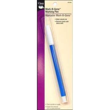 Dritz 676-60 Mark-B-Gone Marking Pen, Blue, 8.75 x 2.88 x 0.5, 1 Count (Pack of 1)